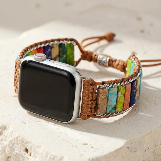 Healing Chakra Apple Watch Band (Silver)