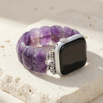 Amethyst Clarity Apple Watch Band (Silver)