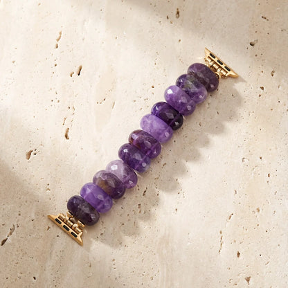 Amethyst Clarity Apple Watch Band (Gold)