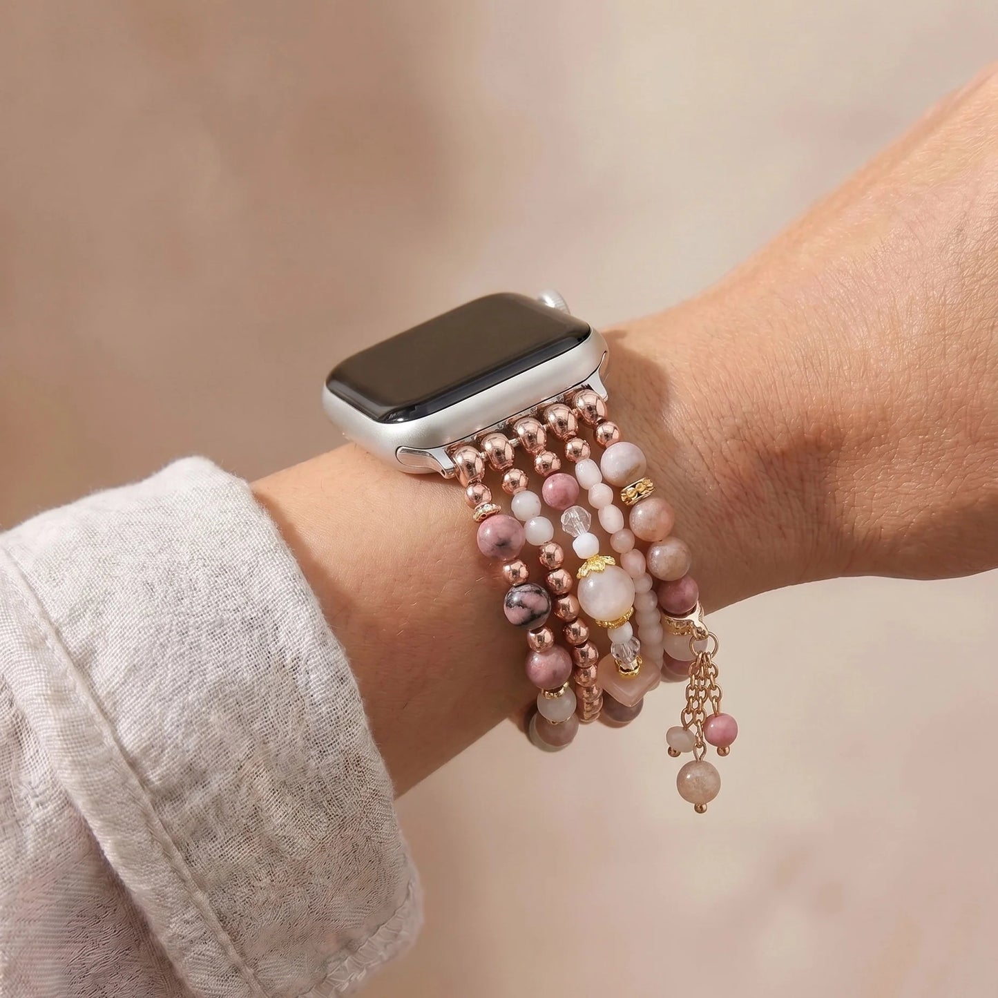 Rose Glow Sunstone Apple Watch Band