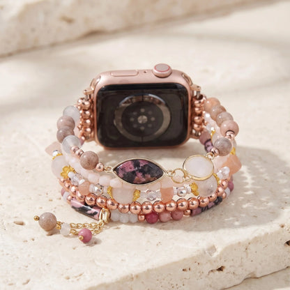 Rose Glow Sunstone Apple Watch Band