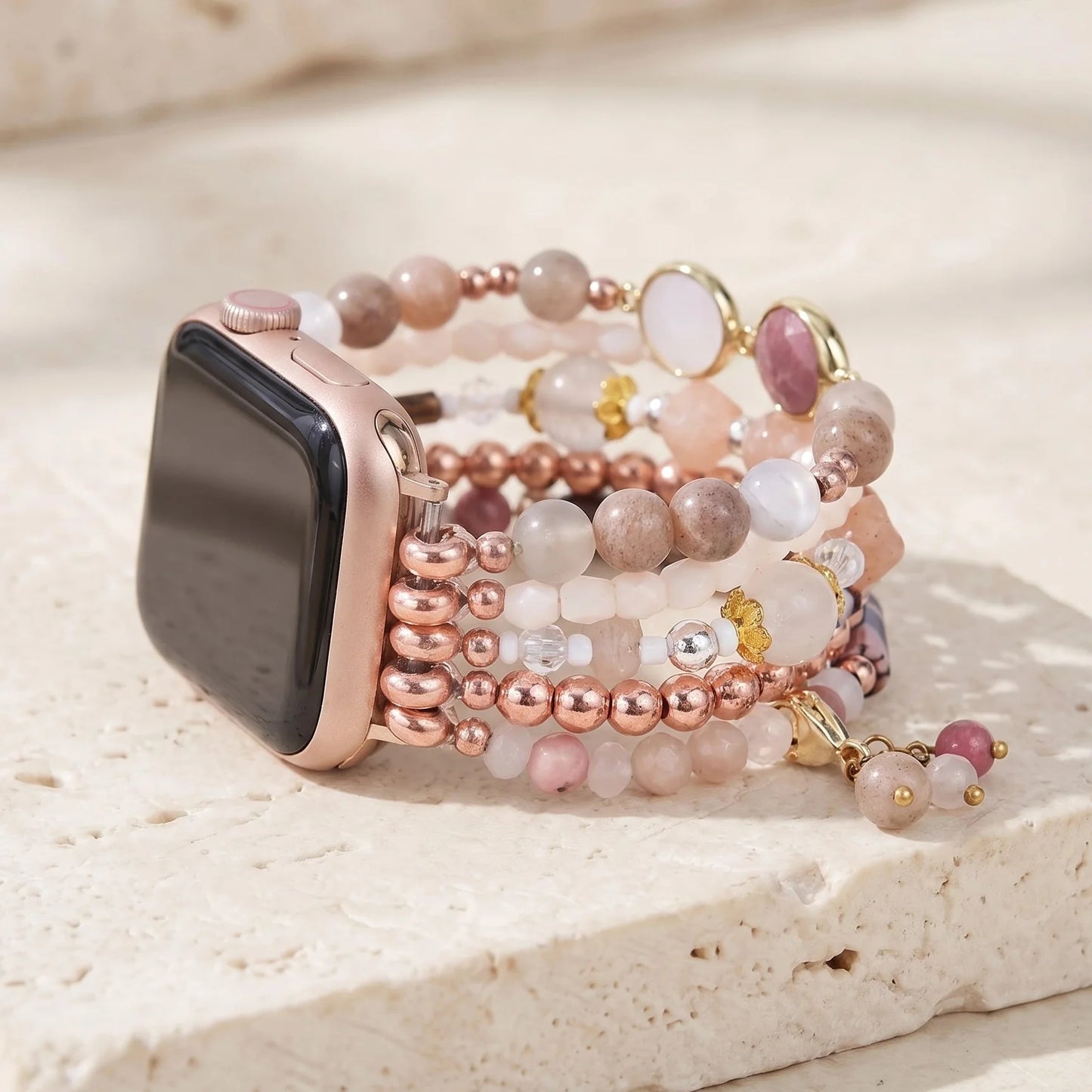 Rose Glow Sunstone Apple Watch Band